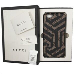 NEW $495 Gucci GG Supreme iPhone Case!  iPhone 6 6S 7 8  Geometric GG Design